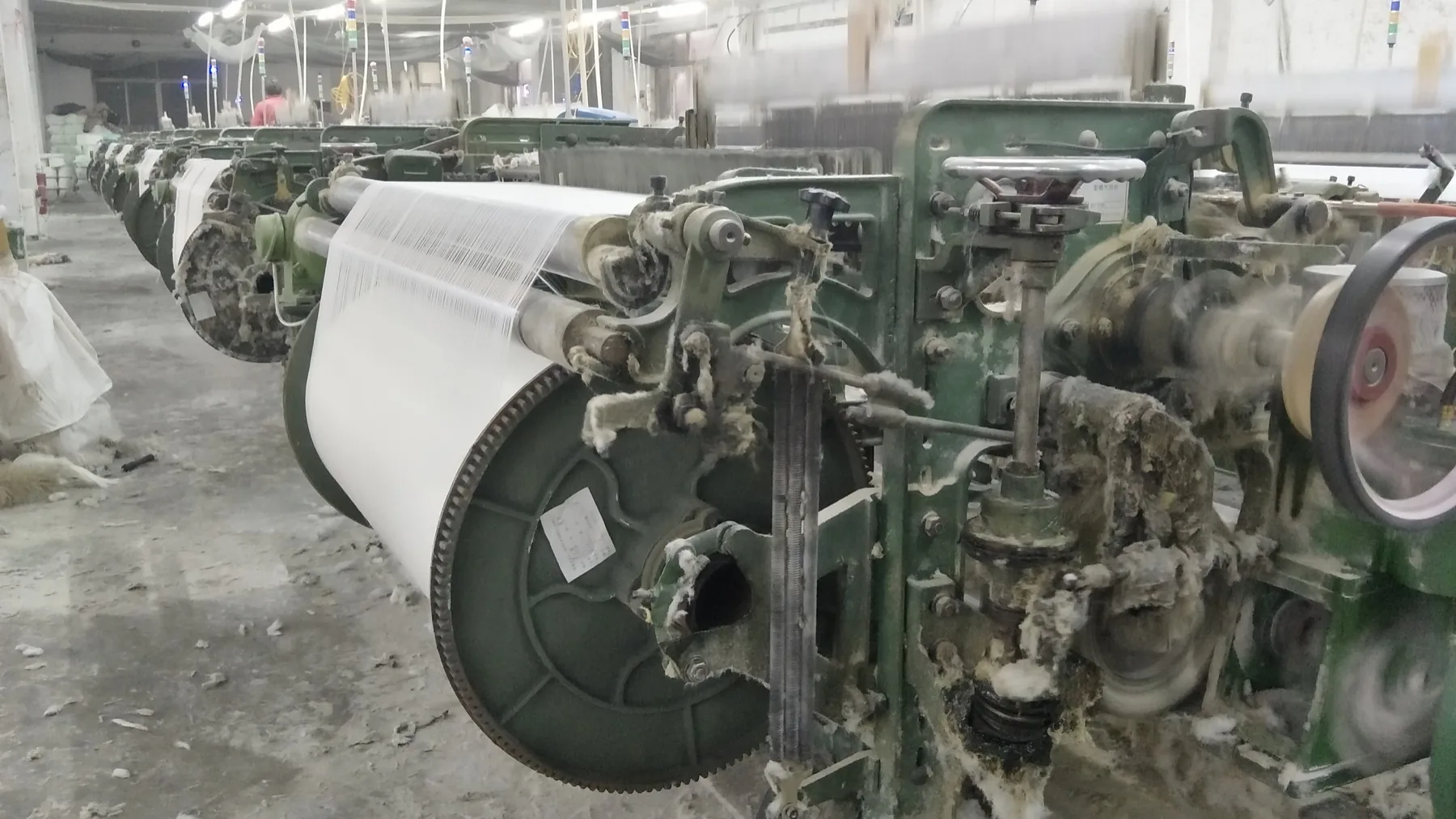 MG768 drive-side mechanism and cloth winding components